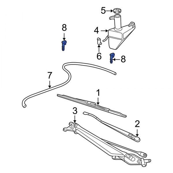 Windshield Washer Nozzle