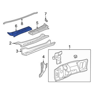Ford OE - Left Cowl Cover