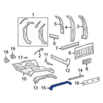 Ford OE - Rear Floor Pan Crossmember