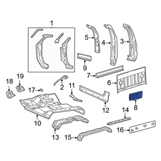 Ford OE - Rear Quarter Panel Air Vent Grille