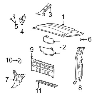 Ford OE - Cab - Interior Trim (Regular Cab), (Cab & Chassis - Conventional)