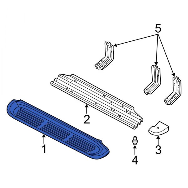 Ford OE F81Z16N454AAA Running Board Step Pad