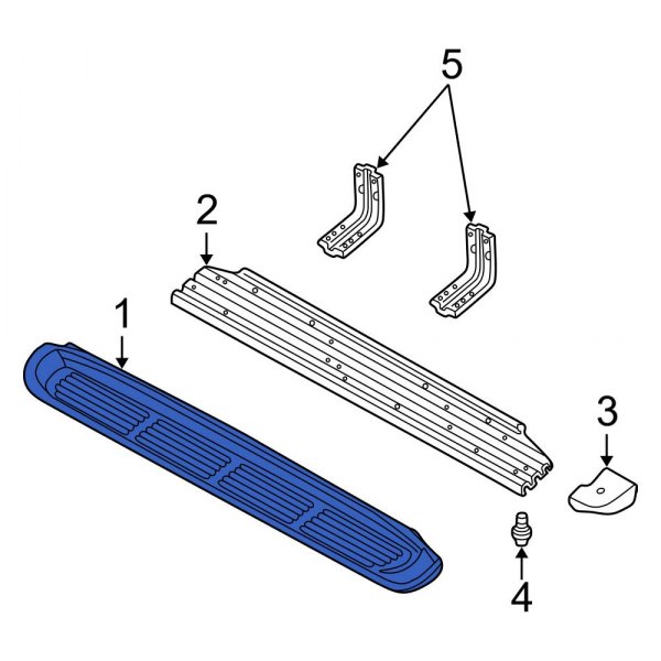 Ford OE F81Z16N454BAA Running Board Step Pad
