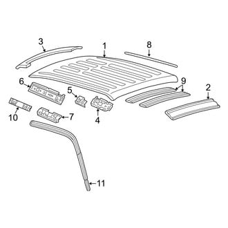 Ford OE - Cab - Roof & Components (Cab & Chassis - Crew Cab)