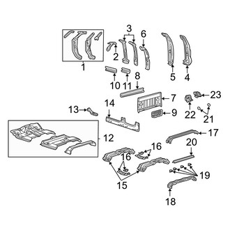 Ford OE - Cab - Back Panel (Cab & Chassis - Crew Cab)