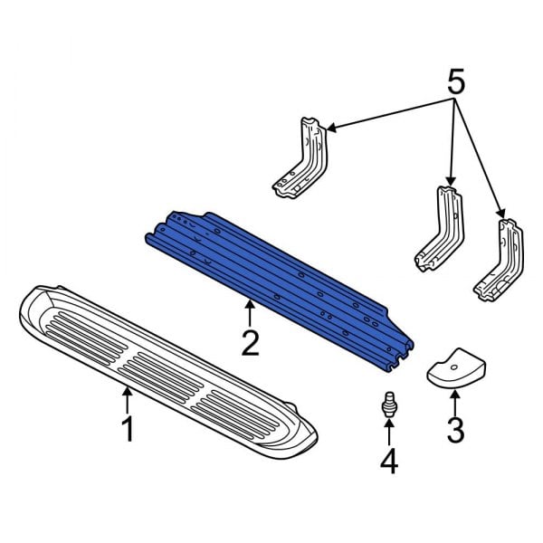 Ford OE YC3Z16A464DA Running Board Reinforcement