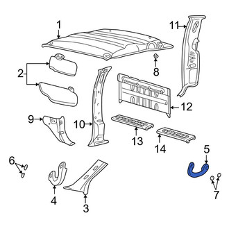 Ford OE - Front Left Interior Grab Bar Cap