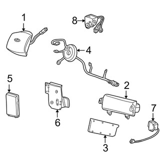 Ford OE - Restraint Systems - Air Bag Components (Cab & Chassis - Crew Cab / Cab & Chassis - Conventional)
