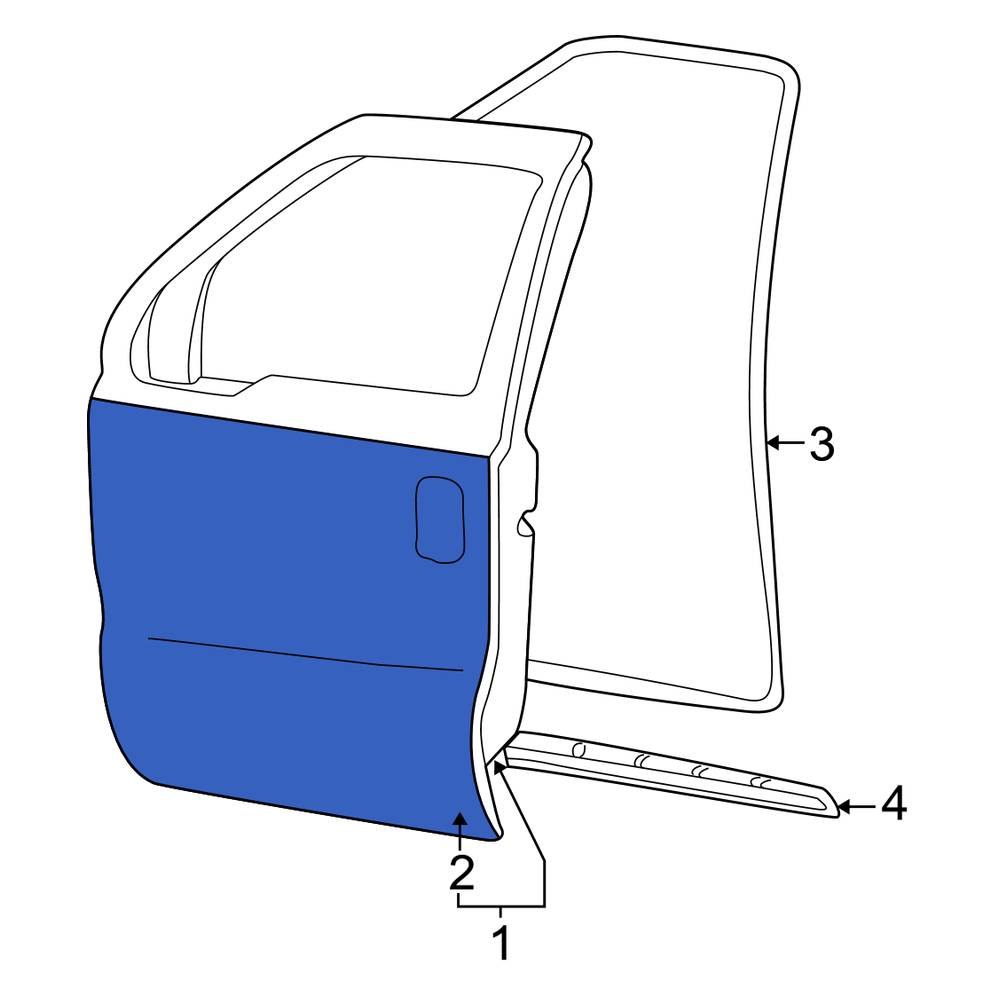 ford-oe-7c3z2520201b-front-left-outer-door-outer-panel