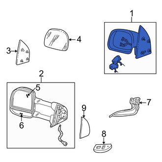 Ford OE - Front Right Door Mirror