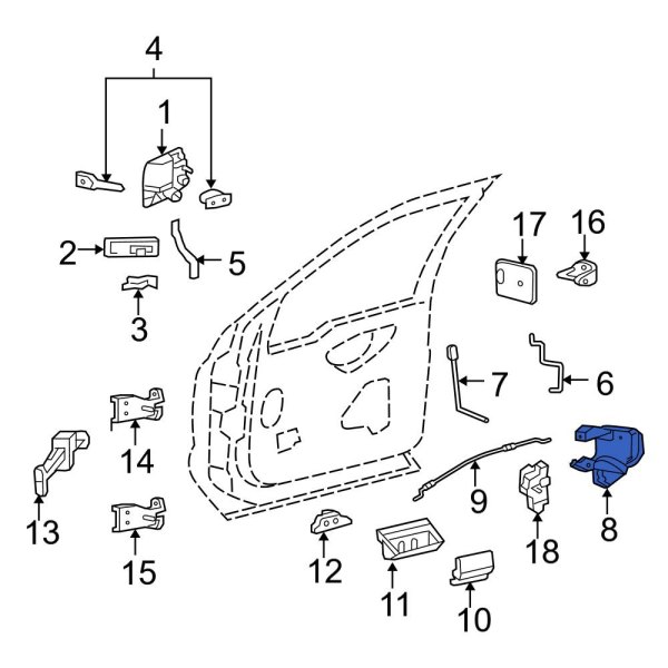 Door Latch Assembly