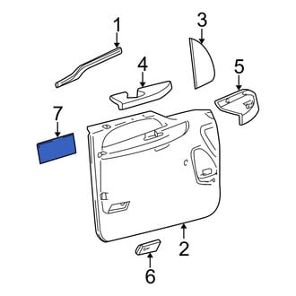 Ford OE - Front Door Panel Insulation
