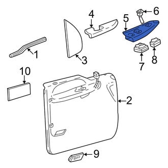 Ford OE - Front Right Door Window Switch Bezel