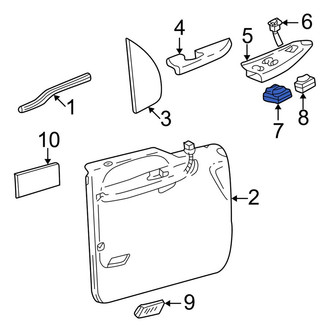 Ford OE - Front Right Door Window Switch