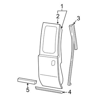 Ford OE - Rear Door - Door & Components (SuperCab)
