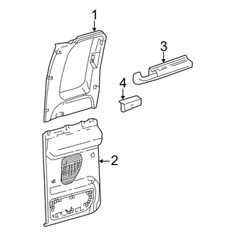 Ford OE - Rear Door - Interior Trim (SuperCab)
