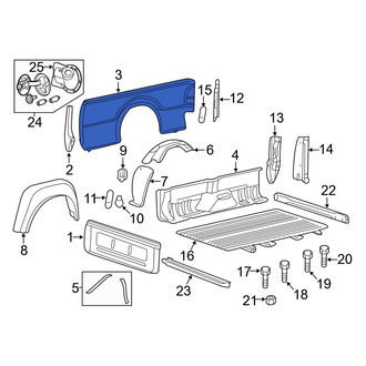 Ford OE - Front Truck Bed Panel