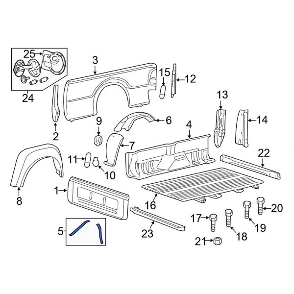 Truck Bed Panel Brace