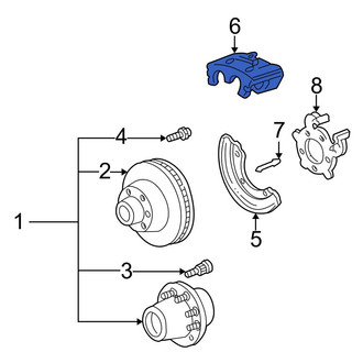Ford OE - Rear Right Disc Brake Caliper