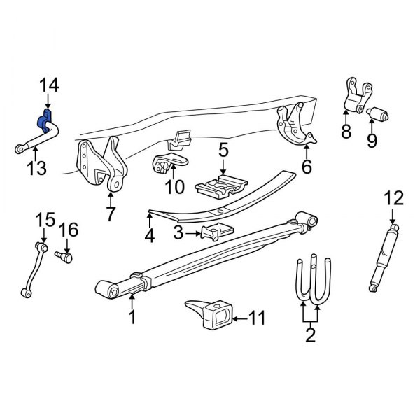 Suspension Stabilizer Bar Bracket