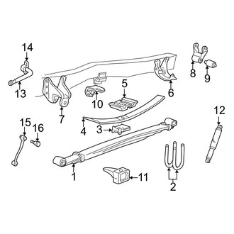Ford OE - Rear Suspension - Suspension Components (Cab & Chassis - Crew Cab / Cab & Chassis - Conventional)