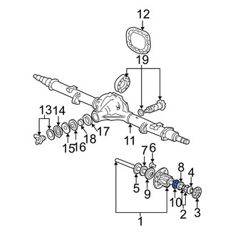 Ford OE - Rear Outer Wheel Bearing Race