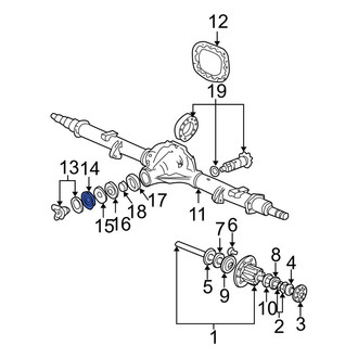 Ford OE - Rear Differential Pinion Seal