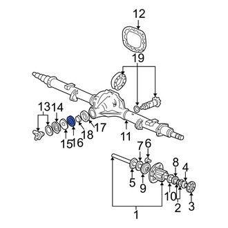 Ford OE - Rear Outer Differential Pinion Bearing