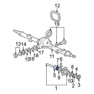 Ford OE - Rear Outer Wheel Bearing