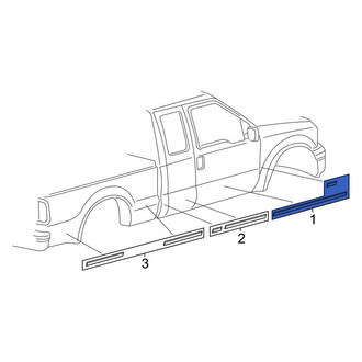 Ford OE - Front Left Body Decal Kit