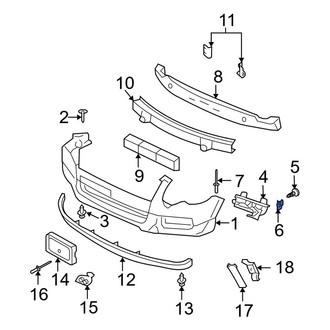 Ford OE - Fender Liner Nut