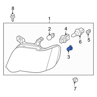 Ford OE - Sun Visor Light Bulb