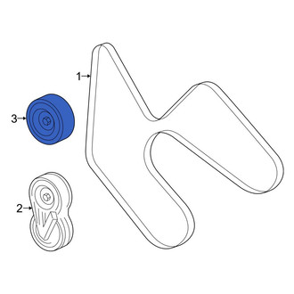 Ford OE - Accessory Drive Belt Idler Pulley