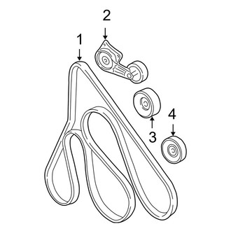 Ford OE - Cooling - Belts & Pulleys (Eddie Bauer / Limited / XLT 4.6L)