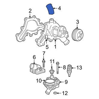 Ford OE - Engine Coolant Bypass Hose