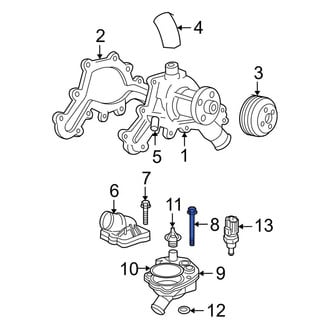 Ford OE - Engine Coolant Thermostat Housing Bolt