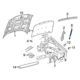 Ford OE - Hood Lift Support