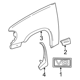 Ford OE - Fender - Exterior Trim