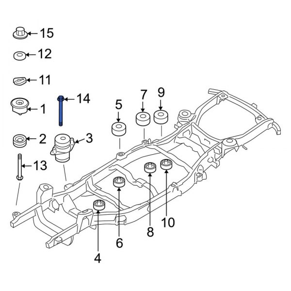 Frame Rail Bolt