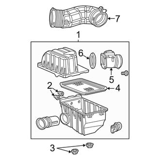Ford OE - Engine - Air Intake (Eddie Bauer / Limited / XLS / XLT 4.0L)