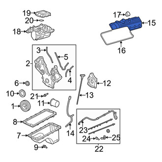 Ford OE - Left Engine Valve Cover