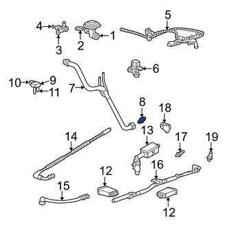 Ford OE - Exhaust Gas Recirculation (EGR) Tube Adapter