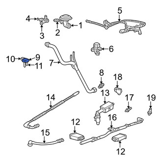 Ford OE - Exhaust Gas Recirculation (EGR) Pressure Sensor