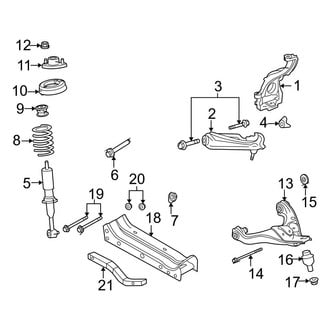 Ford OE - Front Suspension - Suspension Components (Sport Utility RWD)