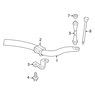 Ford OE - Front Suspension - Stabilizer Bar & Components (RWD)