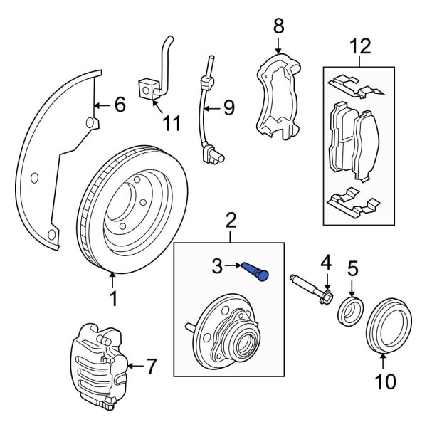 Wheel Lug Stud