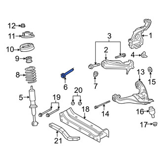 Ford OE - Front Suspension Strut Bolt