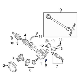 Ford OE - Front Inner Drive Axle Shaft Bearing