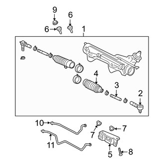 Ford OE - Steering Gear & Linkage (Eddie Bauer / Limited / XLS / XLT 4.0L)