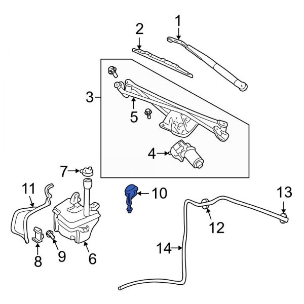 Windshield Washer Nozzle